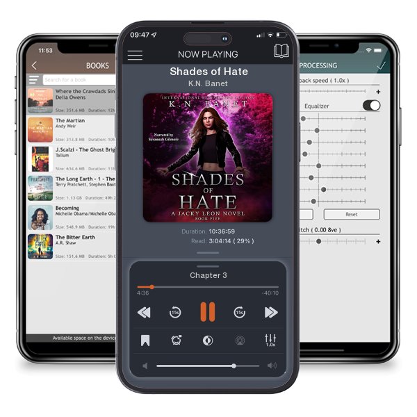 Download fo free audiobook Shades of Hate by K.N. Banet and listen anywhere on your iOS devices in the ListenBook app.