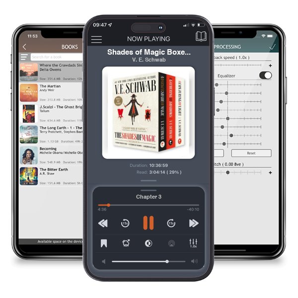 Download fo free audiobook Shades of Magic Boxed Set: A Darker Shade of Magic, a... by V. E. Schwab and listen anywhere on your iOS devices in the ListenBook app.