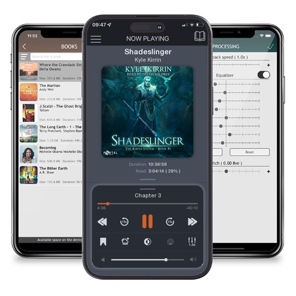 Download fo free audiobook Shadeslinger by Kyle Kirrin and listen anywhere on your iOS devices in the ListenBook app.