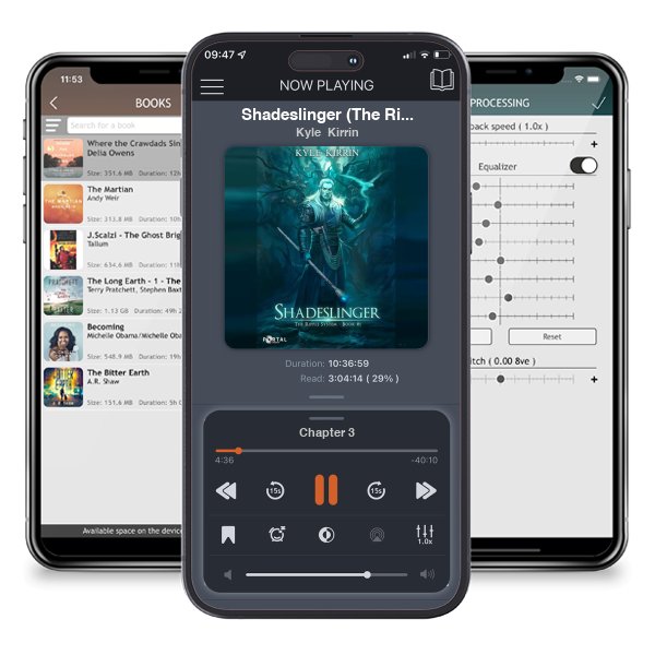 Download fo free audiobook Shadeslinger (The Ripple System Book 1) by Kyle Kirrin and listen anywhere on your iOS devices in the ListenBook app.