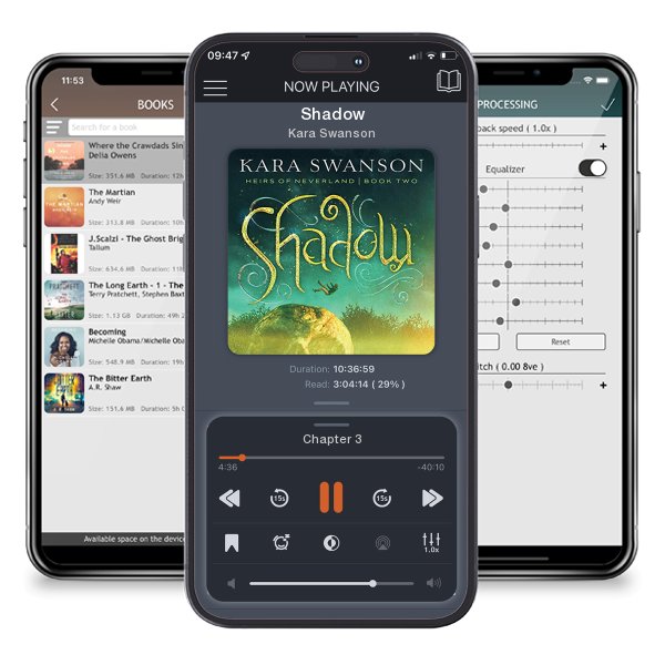 Download fo free audiobook Shadow by Kara Swanson and listen anywhere on your iOS devices in the ListenBook app.