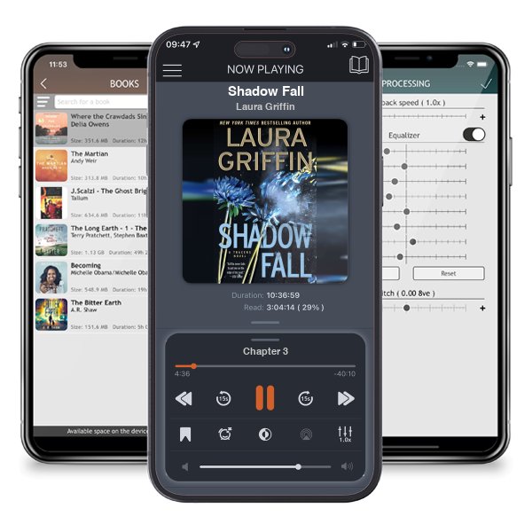 Download fo free audiobook Shadow Fall by Laura Griffin and listen anywhere on your iOS devices in the ListenBook app.