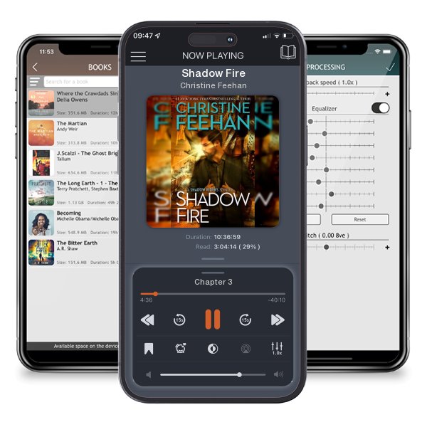 Download fo free audiobook Shadow Fire by Christine Feehan and listen anywhere on your iOS devices in the ListenBook app.