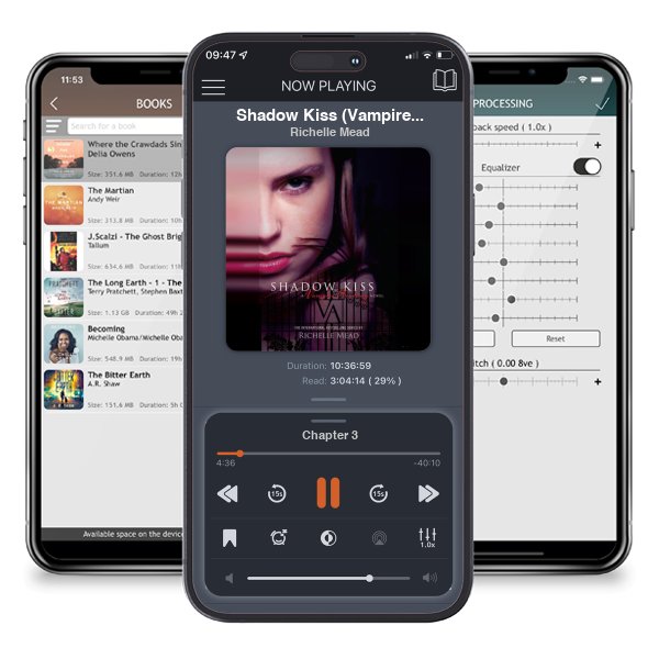 Download fo free audiobook Shadow Kiss (Vampire Academy, #3) by Richelle Mead and listen anywhere on your iOS devices in the ListenBook app.