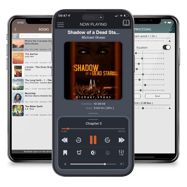 Download fo free audiobook Shadow of a Dead Star (The Wonderland Cycle #1) by Michael Shean and listen anywhere on your iOS devices in the ListenBook app.