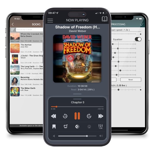 Download fo free audiobook Shadow of Freedom (Honorverse: Saganami Island #3) by David Weber and listen anywhere on your iOS devices in the ListenBook app.