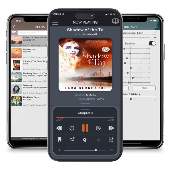 Download fo free audiobook Shadow of the Taj by Lara Bernhardt and listen anywhere on your iOS devices in the ListenBook app.