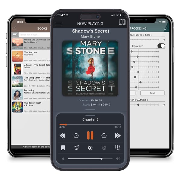 Download fo free audiobook Shadow's Secret by Mary Stone and listen anywhere on your iOS devices in the ListenBook app.