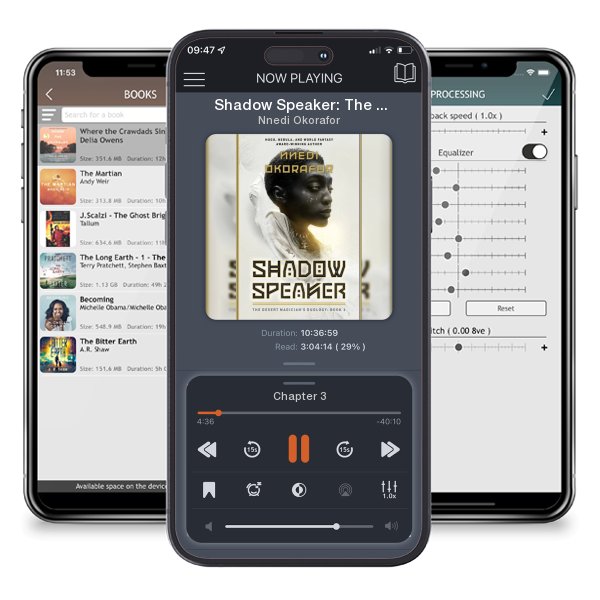 Download fo free audiobook Shadow Speaker: The Desert Magician's Duology: Book One by Nnedi Okorafor and listen anywhere on your iOS devices in the ListenBook app.