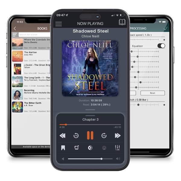 Download fo free audiobook Shadowed Steel by Chloe Neill and listen anywhere on your iOS devices in the ListenBook app.