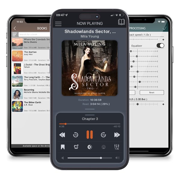 Download fo free audiobook Shadowlands Sector, Two by Mila Young and listen anywhere on your iOS devices in the ListenBook app.