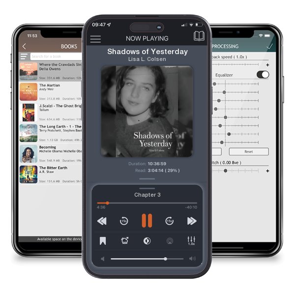 Download fo free audiobook Shadows of Yesterday by Lisa L. Colsen and listen anywhere on your iOS devices in the ListenBook app.