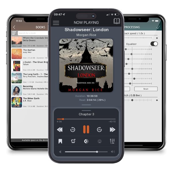 Download fo free audiobook Shadowseer: London by Morgan Rice and listen anywhere on your iOS devices in the ListenBook app.
