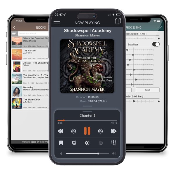 Download fo free audiobook Shadowspell Academy by Shannon Mayer and listen anywhere on your iOS devices in the ListenBook app.