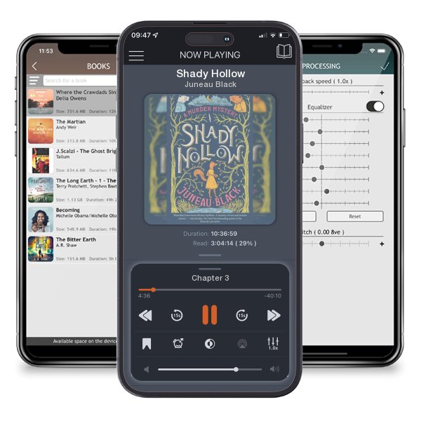 Download fo free audiobook Shady Hollow by Juneau Black and listen anywhere on your iOS devices in the ListenBook app.