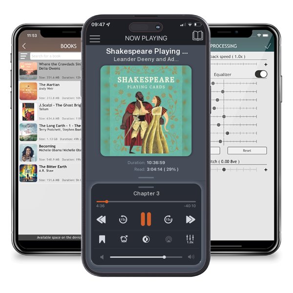 Download fo free audiobook Shakespeare Playing Cards by Leander Deeny and Adam Simpson and listen anywhere on your iOS devices in the ListenBook app.