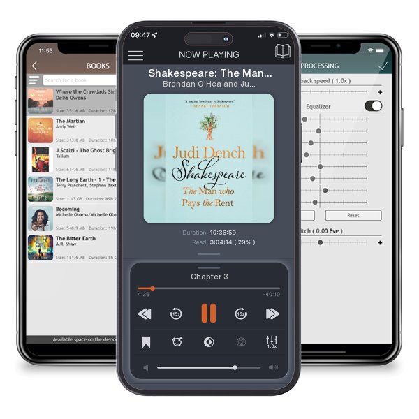 Download fo free audiobook Shakespeare: The Man Who Pays the Rent by Brendan O'Hea and Judi Dench and listen anywhere on your iOS devices in the ListenBook app.