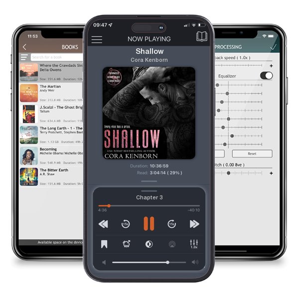 Download fo free audiobook Shallow by Cora Kenborn and listen anywhere on your iOS devices in the ListenBook app.