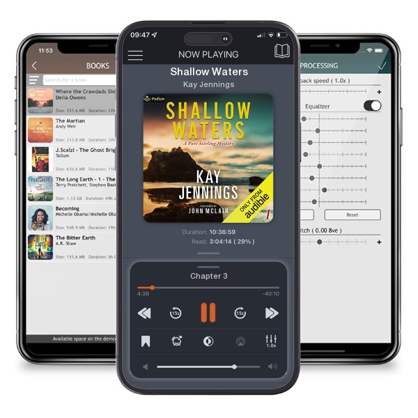 Download fo free audiobook Shallow Waters by Kay Jennings and listen anywhere on your iOS devices in the ListenBook app.