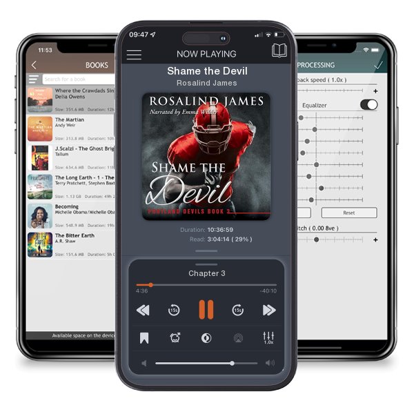 Download fo free audiobook Shame the Devil by Rosalind James and listen anywhere on your iOS devices in the ListenBook app.