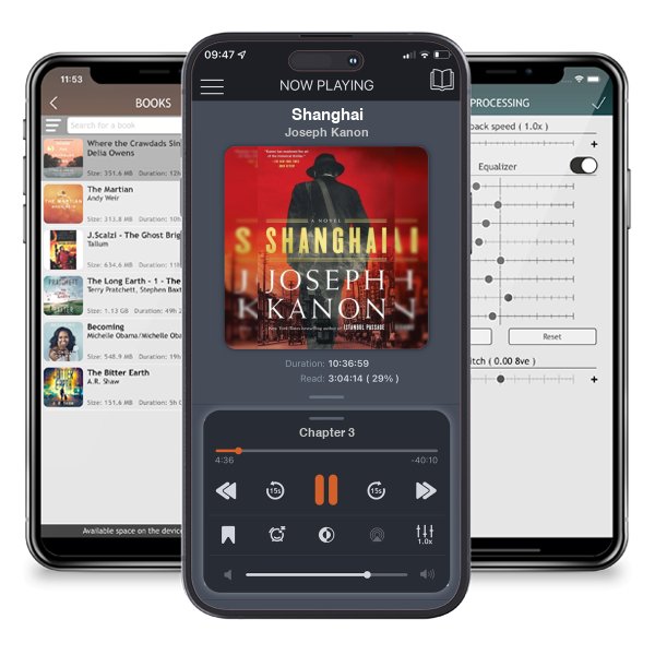 Download fo free audiobook Shanghai by Joseph Kanon and listen anywhere on your iOS devices in the ListenBook app.