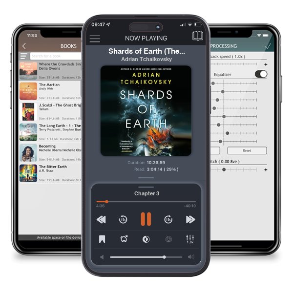 Download fo free audiobook Shards of Earth (The Final Architecture, #1) by Adrian Tchaikovsky and listen anywhere on your iOS devices in the ListenBook app.