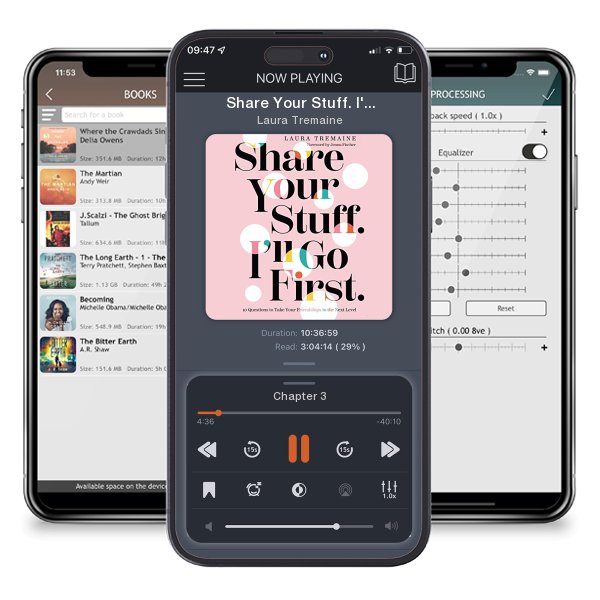 Download fo free audiobook Share Your Stuff. I'll Go First. by Laura Tremaine and listen anywhere on your iOS devices in the ListenBook app.