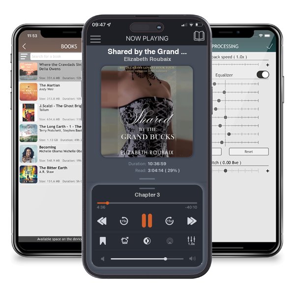 Download fo free audiobook Shared by the Grand Bucks: Victorian Erotic Romance (His Duchess’s Lovers Book 4) by Elizabeth Roubaix and listen anywhere on your iOS devices in the ListenBook app.