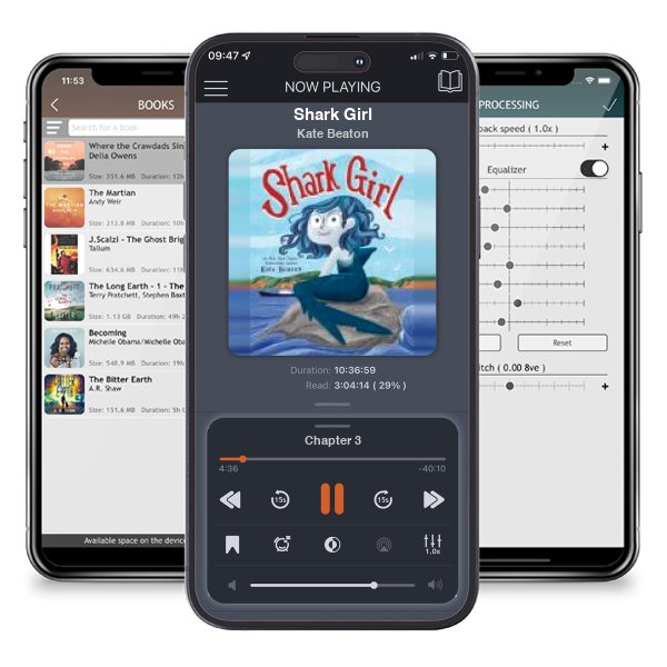 Download fo free audiobook Shark Girl by Kate Beaton and listen anywhere on your iOS devices in the ListenBook app.