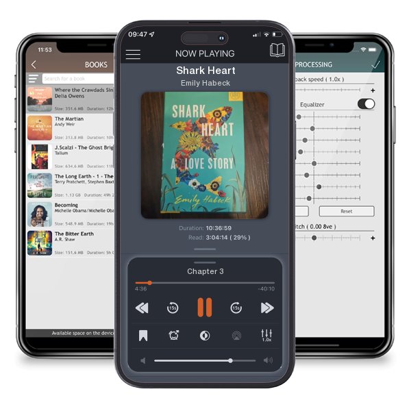 Download fo free audiobook Shark Heart by Emily Habeck and listen anywhere on your iOS devices in the ListenBook app.