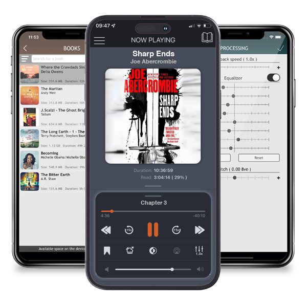 Download fo free audiobook Sharp Ends by Joe Abercrombie and listen anywhere on your iOS devices in the ListenBook app.