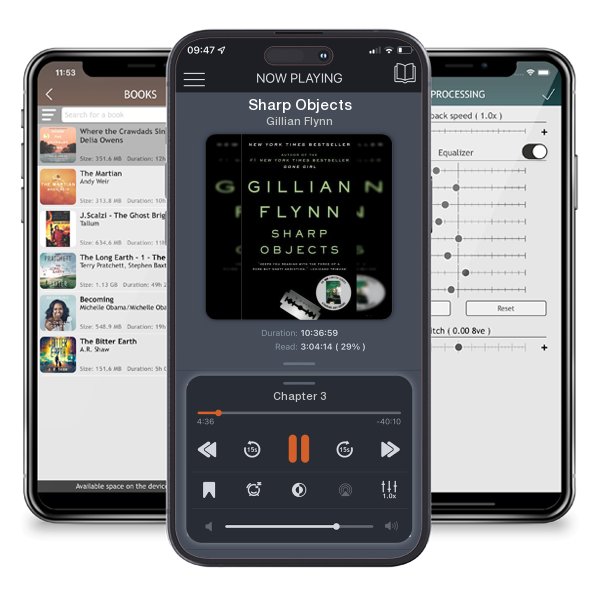Download fo free audiobook Sharp Objects by Gillian Flynn and listen anywhere on your iOS devices in the ListenBook app.