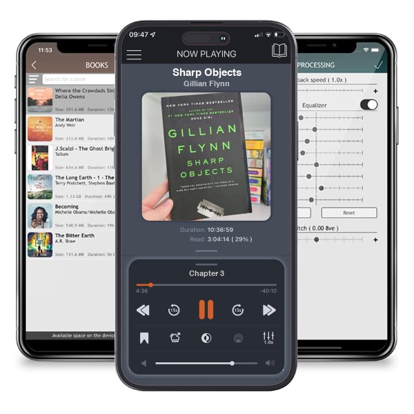 Download fo free audiobook Sharp Objects by Gillian Flynn and listen anywhere on your iOS devices in the ListenBook app.