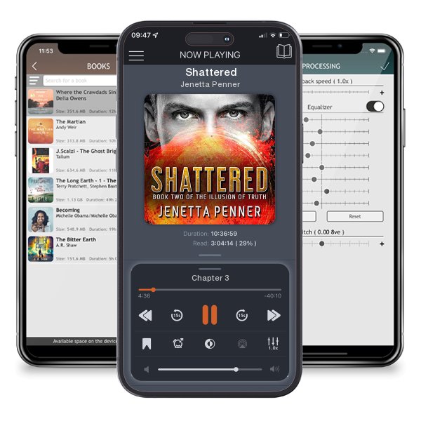 Download fo free audiobook Shattered by Jenetta Penner and listen anywhere on your iOS devices in the ListenBook app.