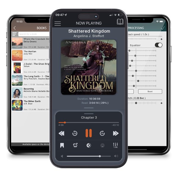 Download fo free audiobook Shattered Kingdom by Angelina J. Steffort and listen anywhere on your iOS devices in the ListenBook app.