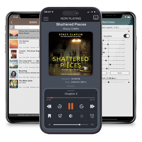 Download fo free audiobook Shattered Pieces by Stacy Claflin and listen anywhere on your iOS devices in the ListenBook app.