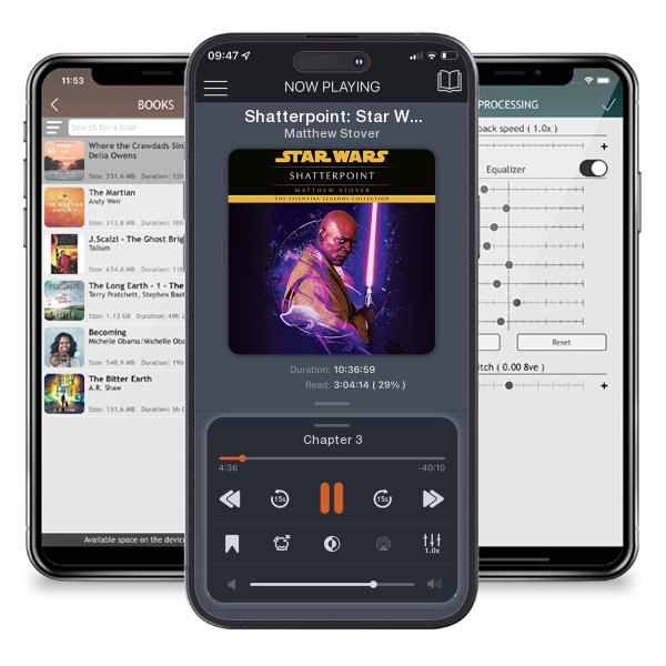 Download fo free audiobook Shatterpoint: Star Wars Legends by Matthew Stover and listen anywhere on your iOS devices in the ListenBook app.