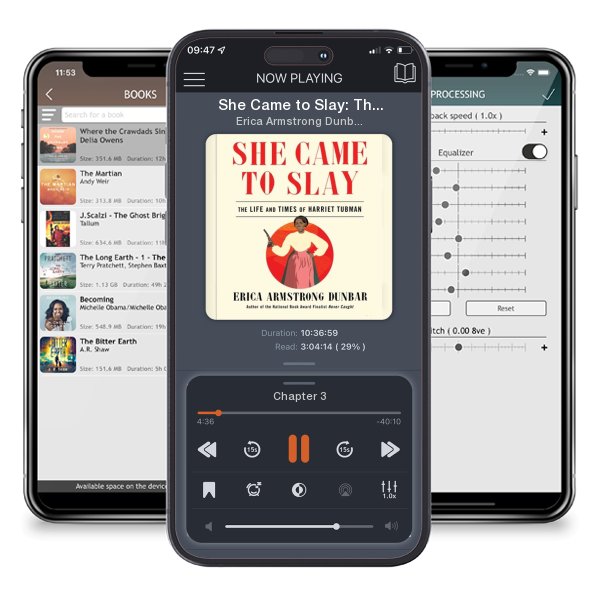 Download fo free audiobook She Came to Slay: The Life and Times of Harriet Tubman by Erica Armstrong Dunbar and listen anywhere on your iOS devices in the ListenBook app.