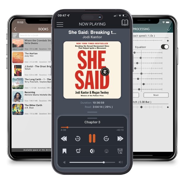Download fo free audiobook She Said: Breaking the Sexual Harassment Story That Helped Ignite a Movement by Jodi Kantor and listen anywhere on your iOS devices in the ListenBook app.