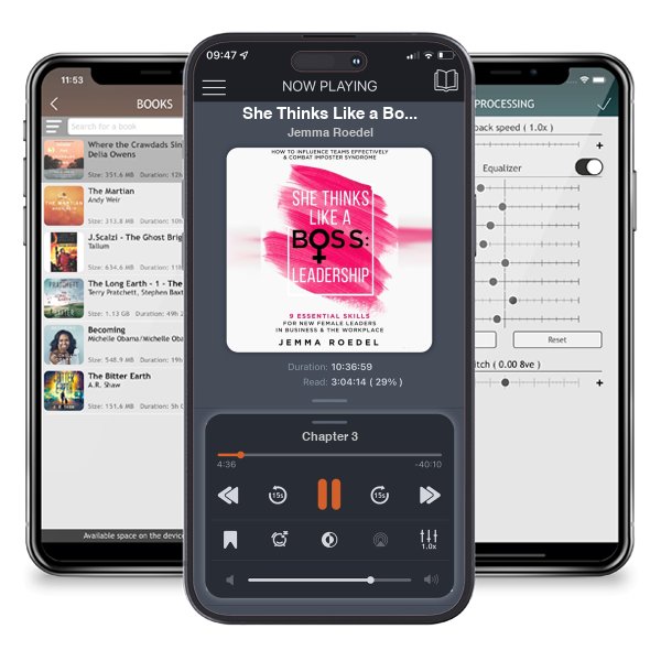 Download fo free audiobook She Thinks Like a Boss : Leadership: 9 Essential Skills for New Female Leaders in Business and the Workplace. How to Influence Teams Effectively and Combat Imposter Syndrome by Jemma Roedel and listen anywhere on your iOS devices in the ListenBook app.