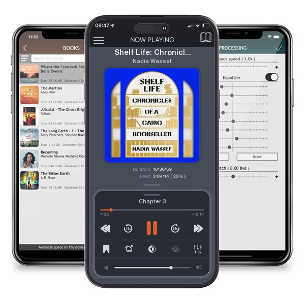 Download fo free audiobook Shelf Life: Chronicles of a Cairo Bookseller by Nadia Wassef and listen anywhere on your iOS devices in the ListenBook app.