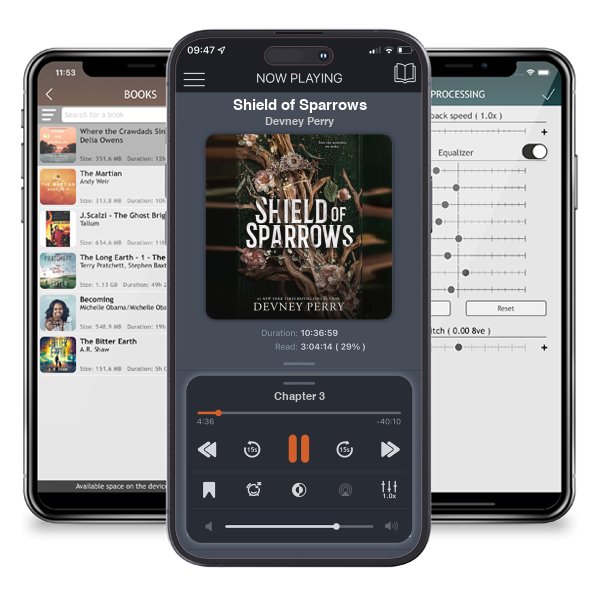 Download fo free audiobook Shield of Sparrows by Devney Perry and listen anywhere on your iOS devices in the ListenBook app.