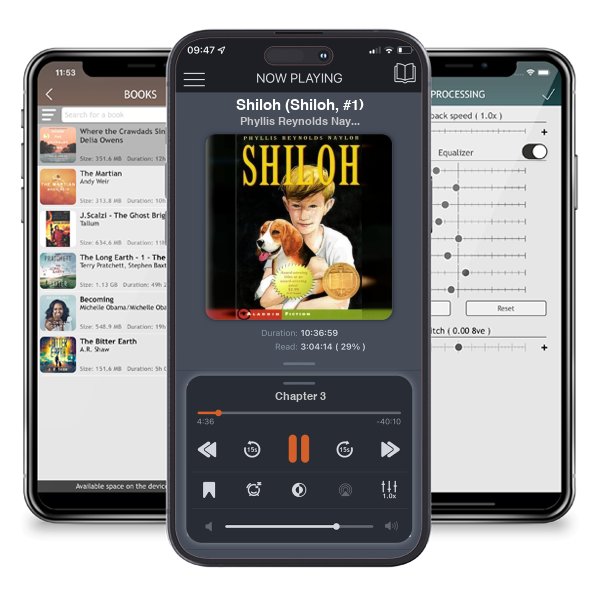 Download fo free audiobook Shiloh (Shiloh, #1) by Phyllis Reynolds Naylor and listen anywhere on your iOS devices in the ListenBook app.
