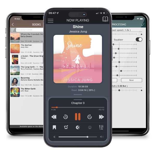 Download fo free audiobook Shine by Jessica Jung and listen anywhere on your iOS devices in the ListenBook app.