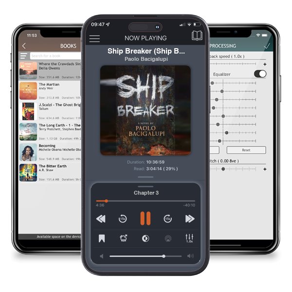 Download fo free audiobook Ship Breaker (Ship Breaker, #1) by Paolo Bacigalupi and listen anywhere on your iOS devices in the ListenBook app.