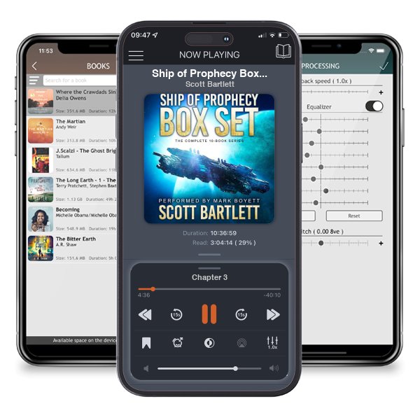 Download fo free audiobook Ship of Prophecy Box Set: The Complete 10-Book Series by Scott Bartlett and listen anywhere on your iOS devices in the ListenBook app.