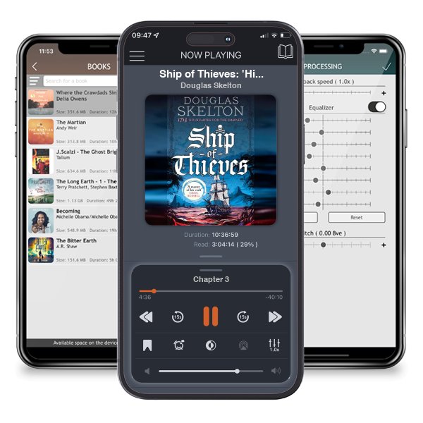 Download fo free audiobook Ship of Thieves: \'High-octane historical fiction\' Daily Mail - A Company of Rogues by Douglas Skelton and listen anywhere on your iOS devices in the ListenBook app.