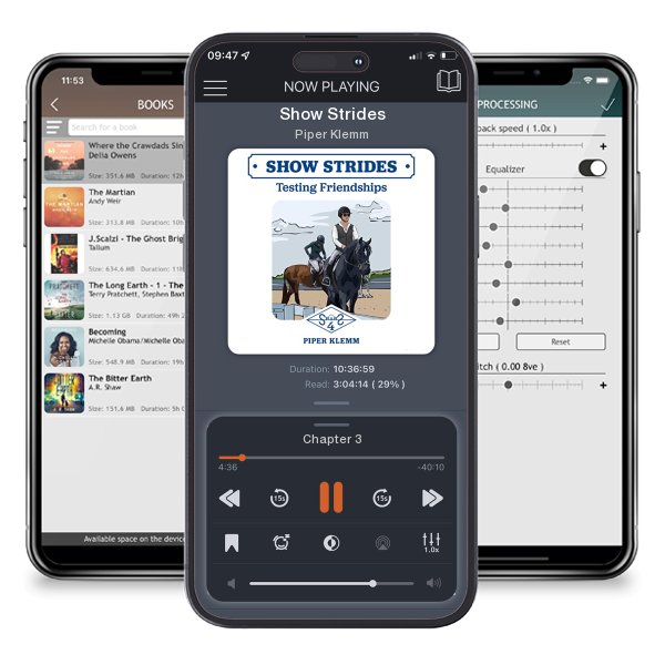 Download fo free audiobook Show Strides by Piper Klemm and listen anywhere on your iOS devices in the ListenBook app.