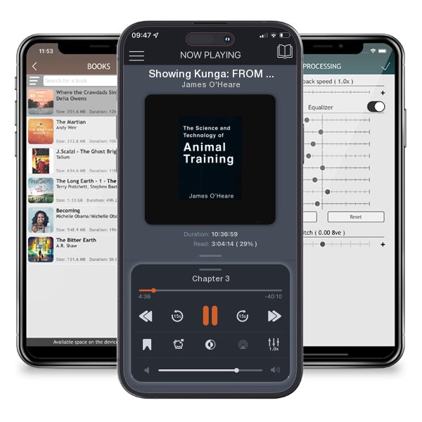 Download fo free audiobook Showing Kunga: FROM PET OWNER TO DOG SHOW JUNKIE by James O'Heare and listen anywhere on your iOS devices in the ListenBook app.