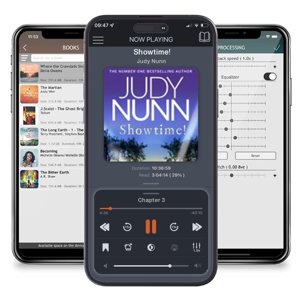 Download fo free audiobook Showtime! by Judy Nunn and listen anywhere on your iOS devices in the ListenBook app.